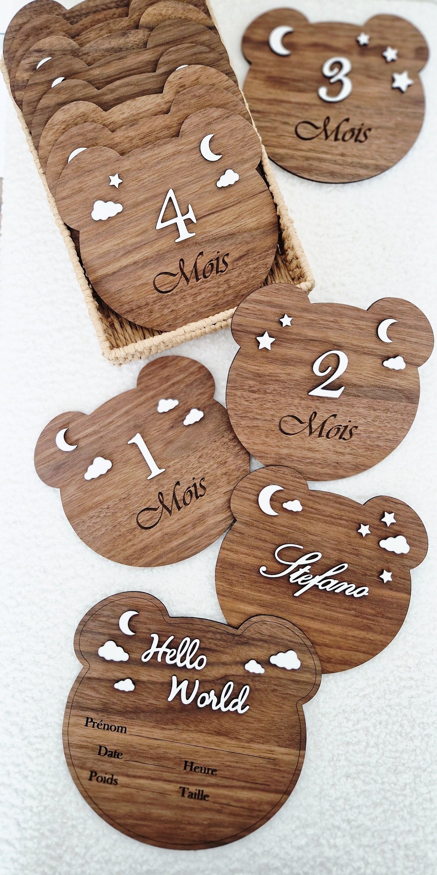 Cartes étapes édition spéciale noyer Ourson