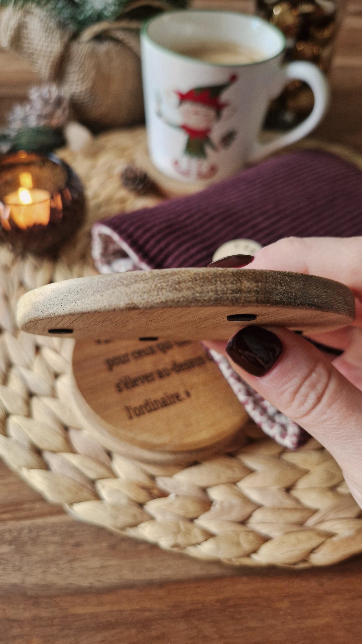 Dessous de tasses "Citations Lecture"