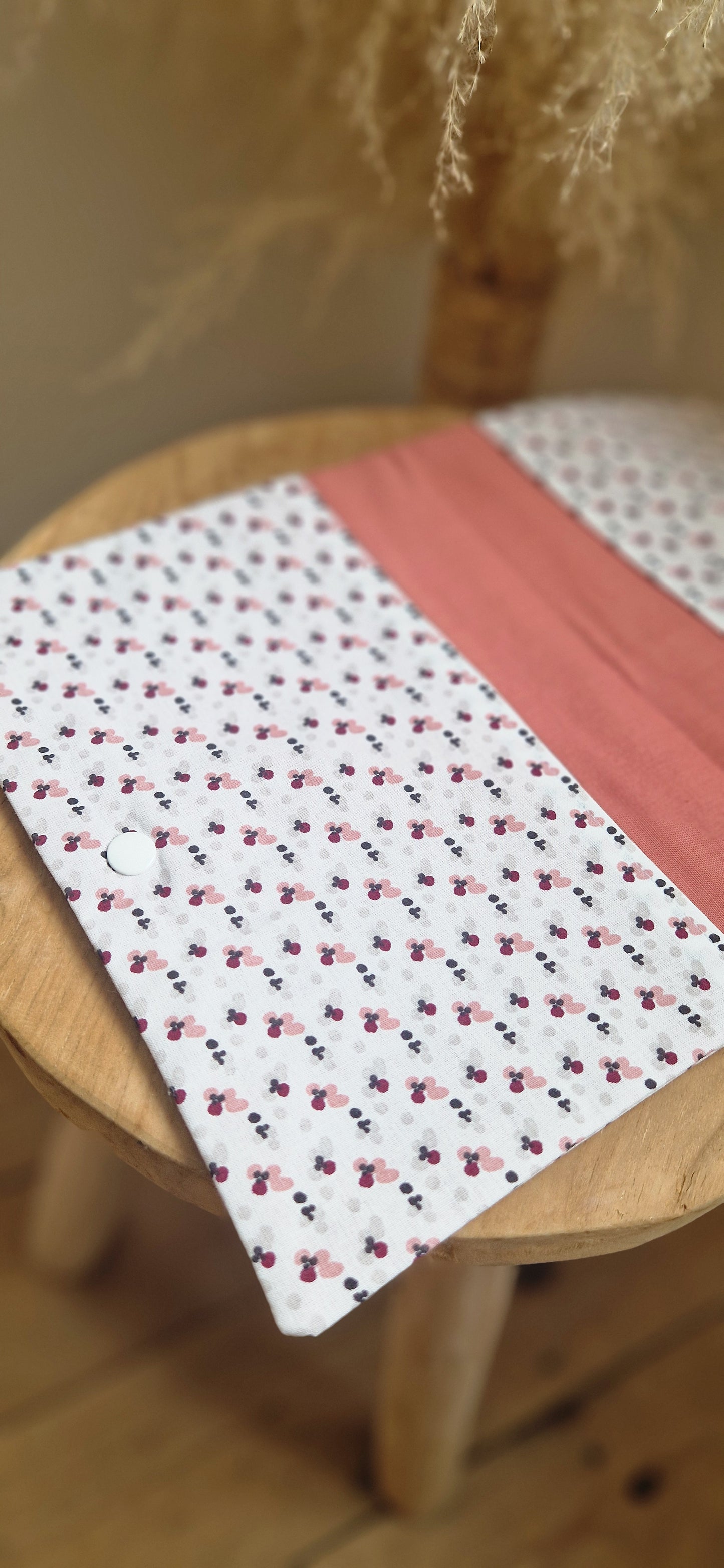Pochette carnet de santé personnalisable (2 tissus)