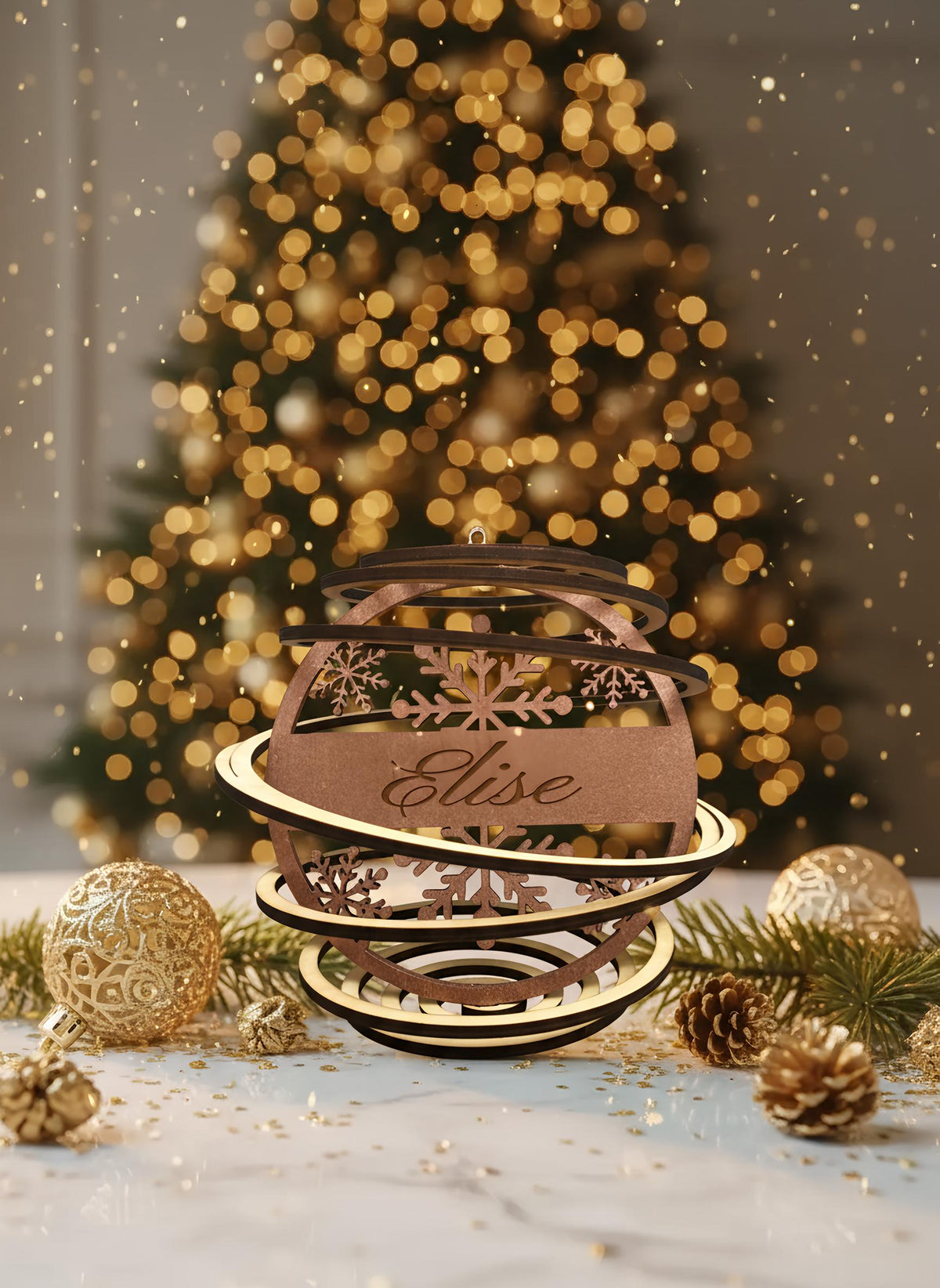 Boules de Noël personnalisées