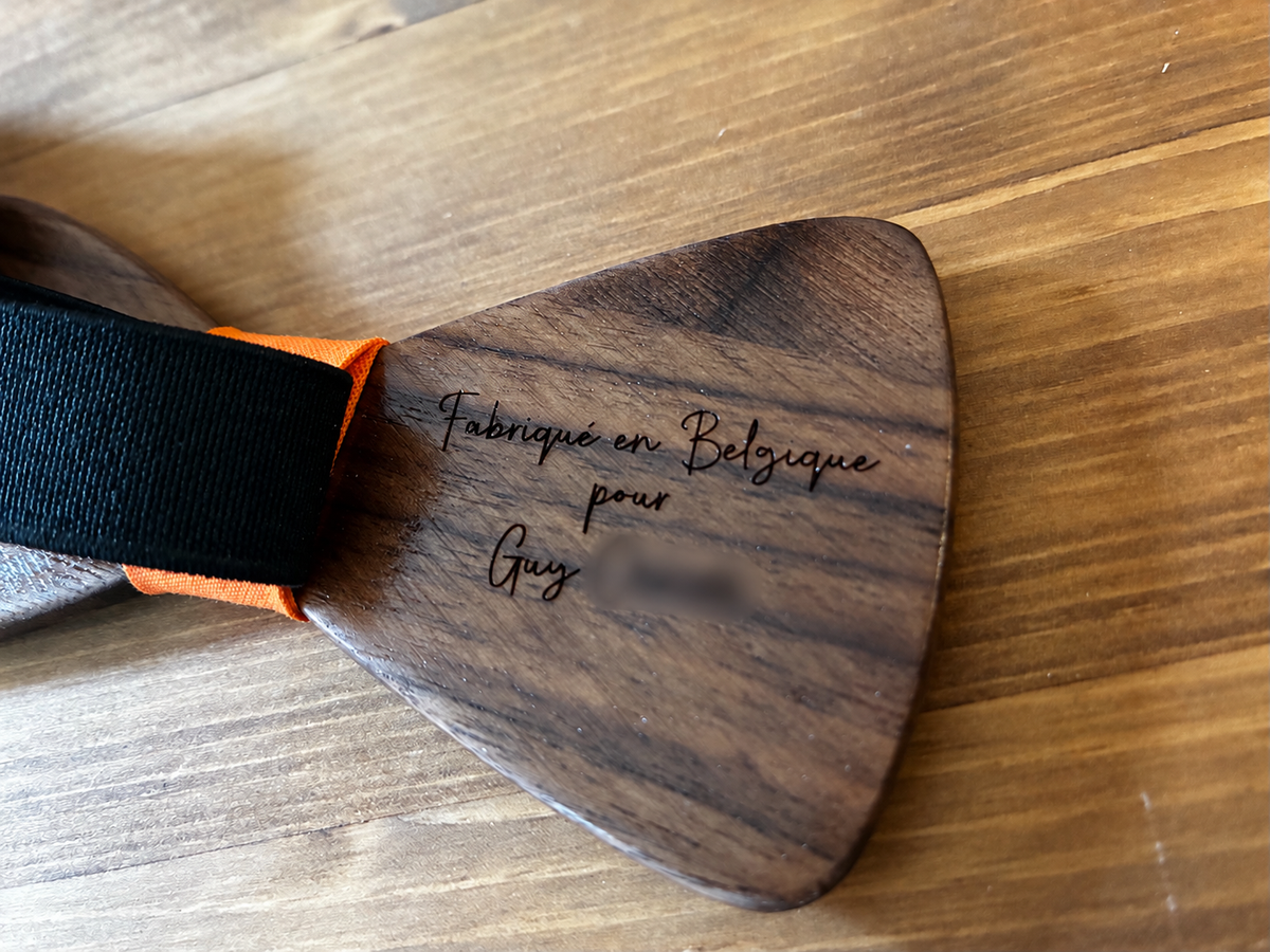 Nœuds papillons version Deluxe en bois LC FOR HIM