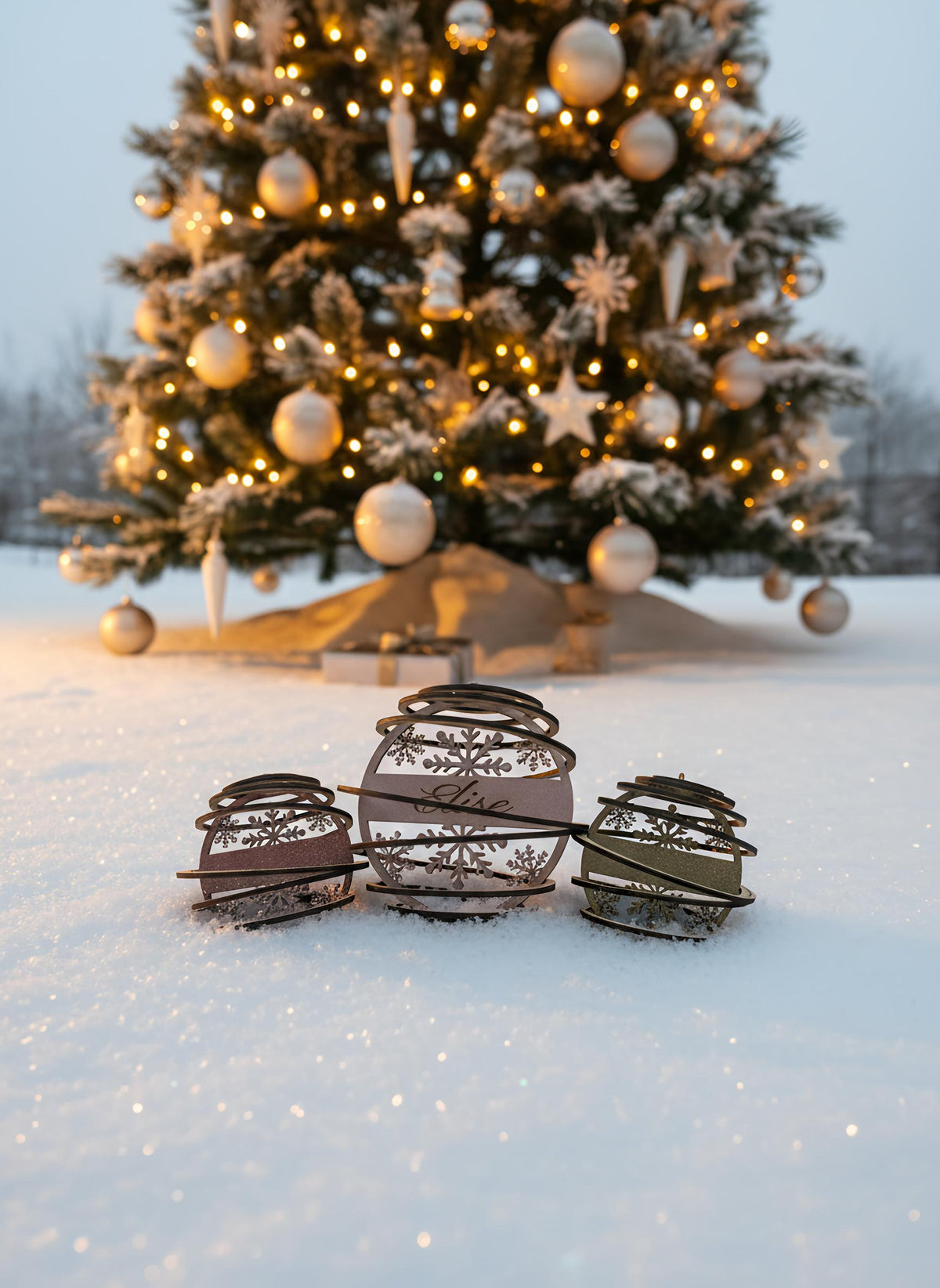 Boules de Noël personnalisées