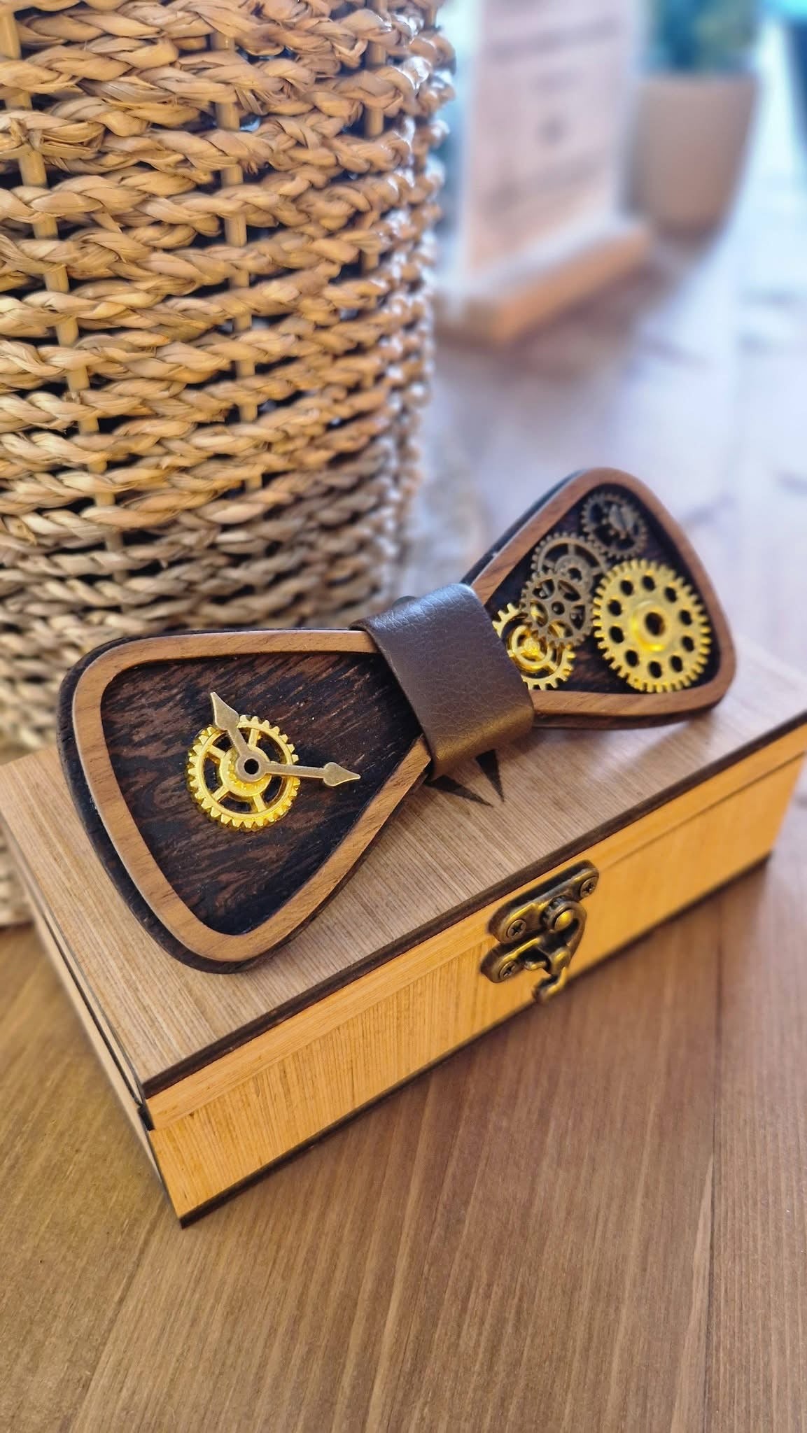 Nœuds papillons version Deluxe en bois LC FOR HIM