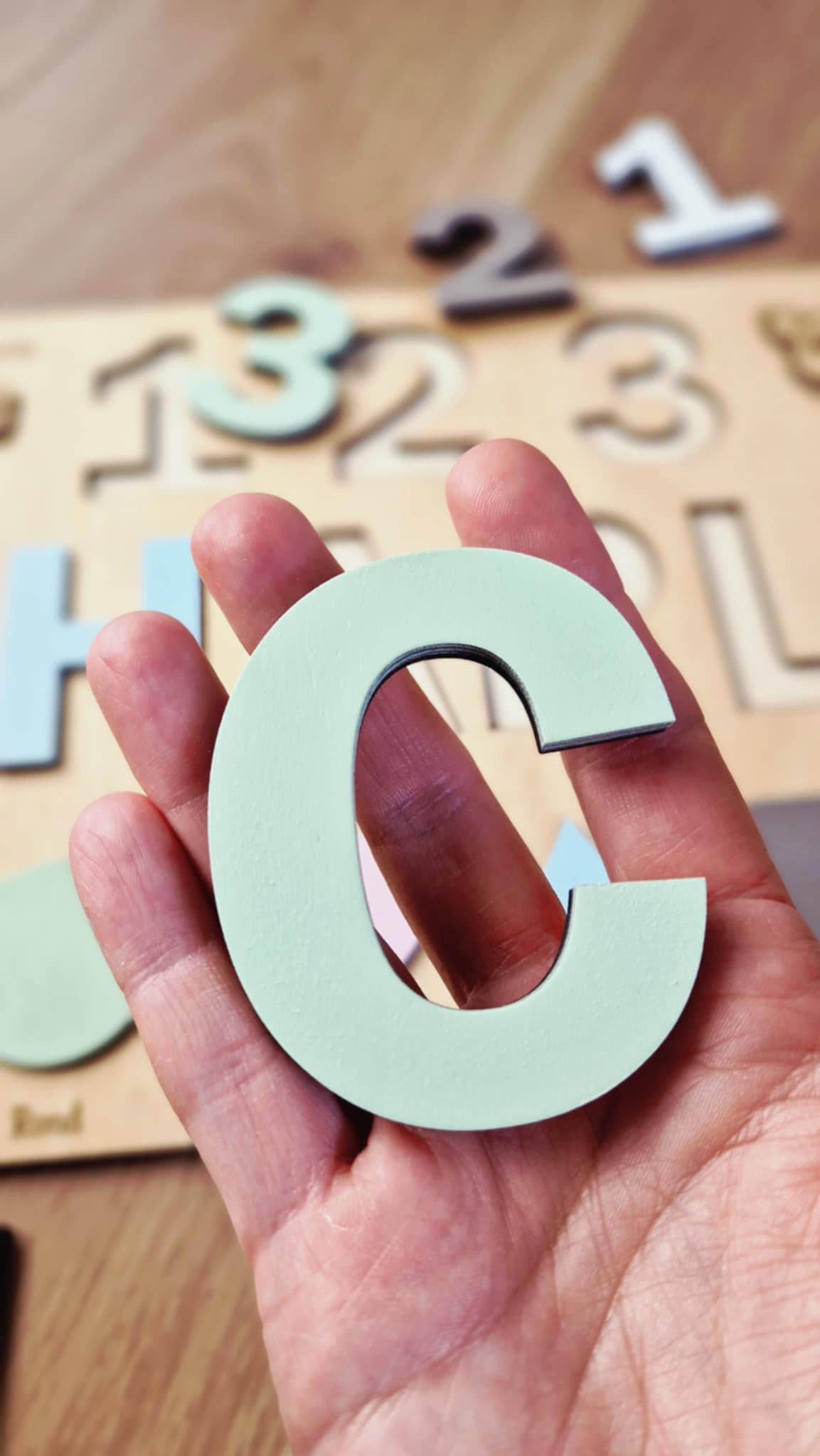 Puzzle en bois ludique et éducatif personnalisé