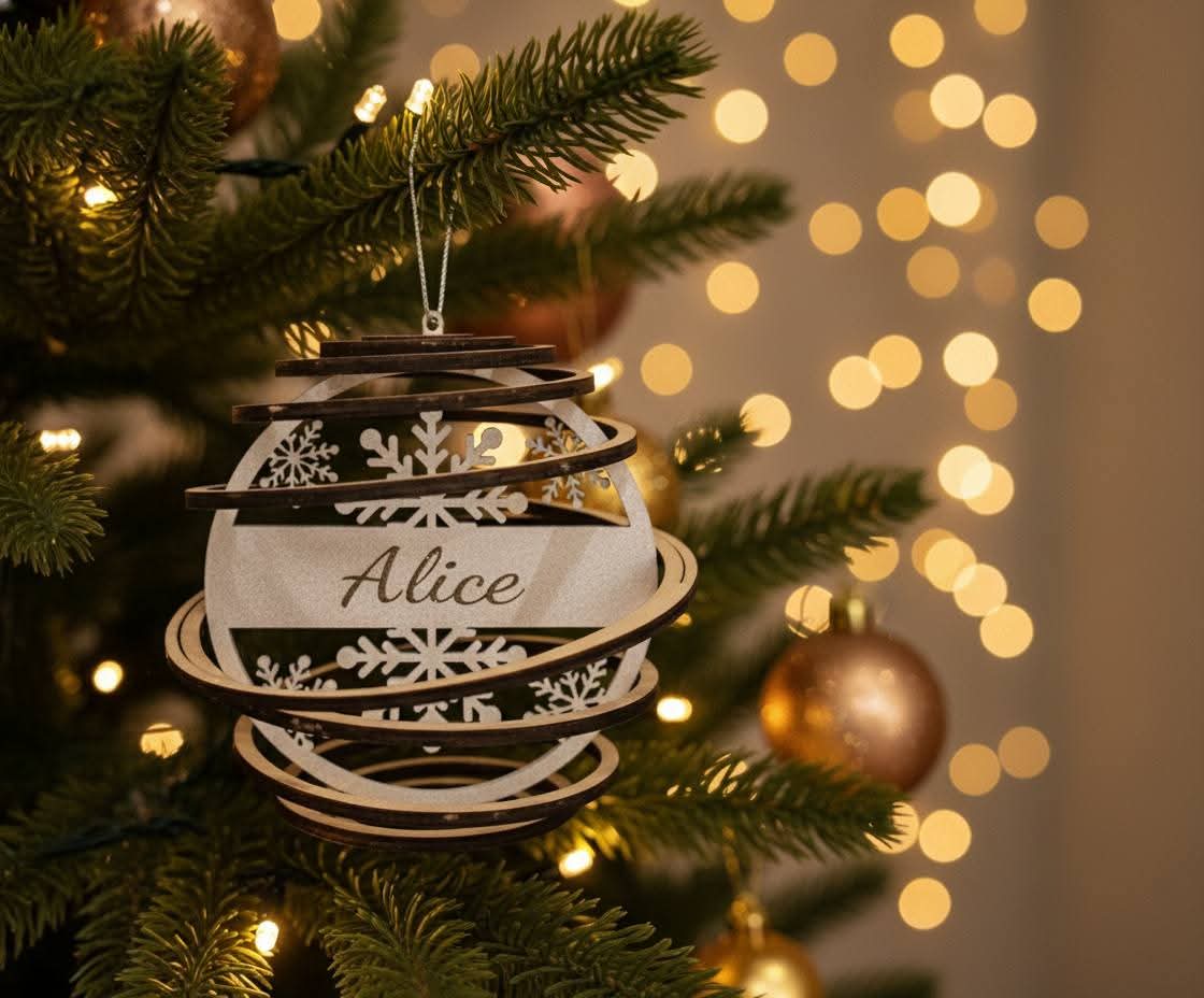 Boules de Noël personnalisées