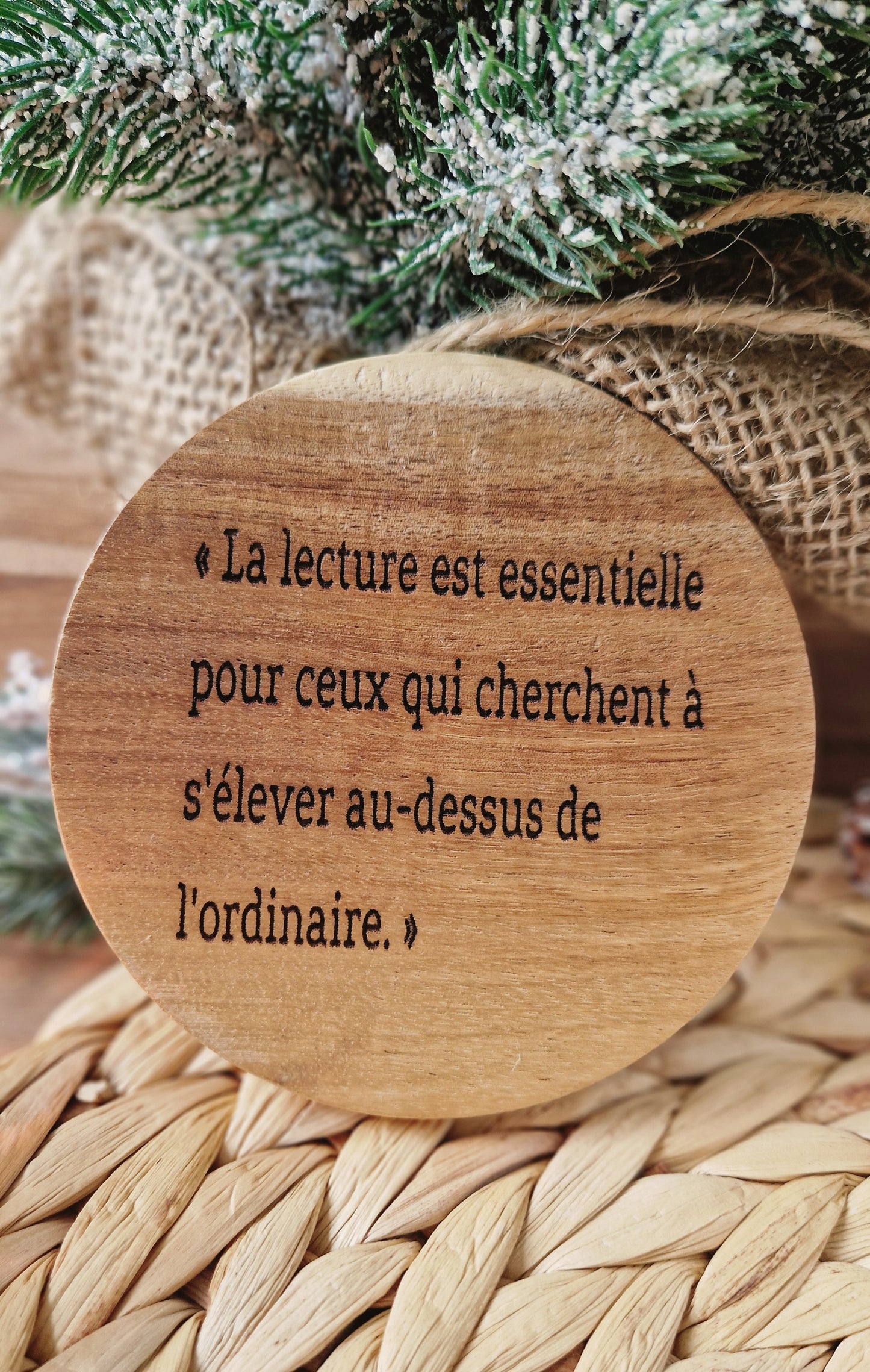 Dessous de tasses "Citations Lecture"