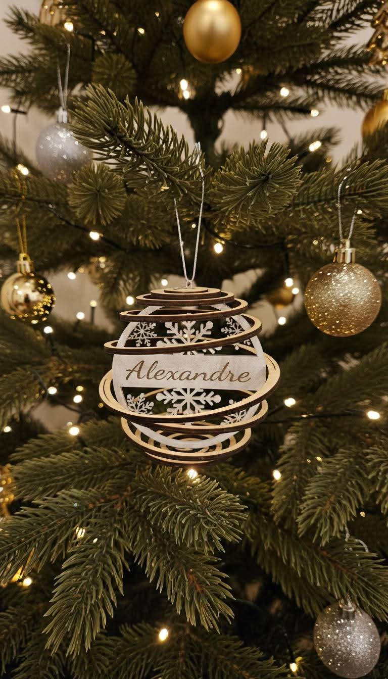 Boules de Noël personnalisées